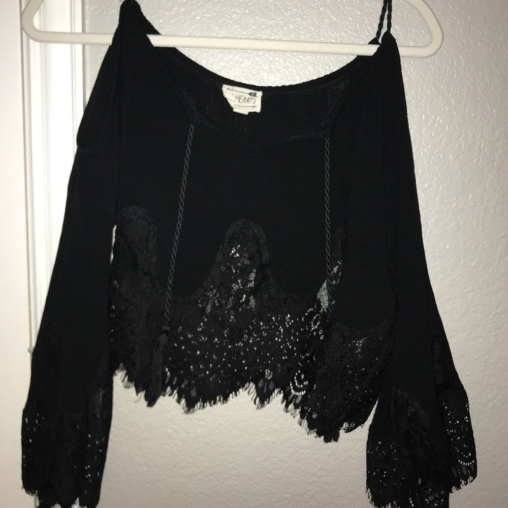 L.A. hearts crop top